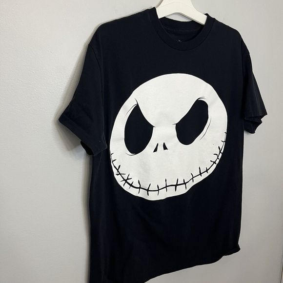 Jack Skellington Big Face T Shirt Size Med Disney Nightmare Before Christmas VGC - Picture 2 of 9